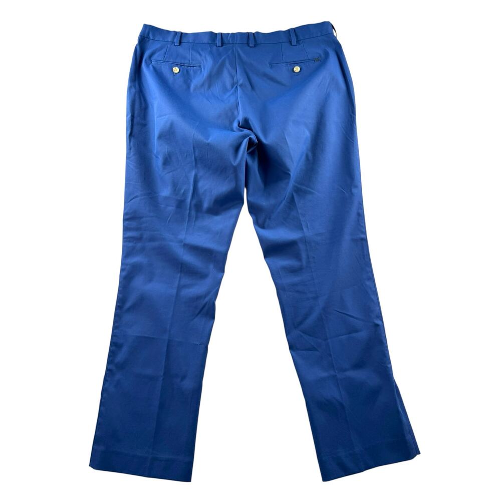 Peter Millar Raleigh Performance Chino Golf Pants Mens 42x30 Blue Trousers - Picture 2 of 9